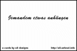 Jemandem etwas anh�ngen *
