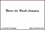 Unter die Haube kommen *