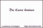 Die Kurve kratzen *
